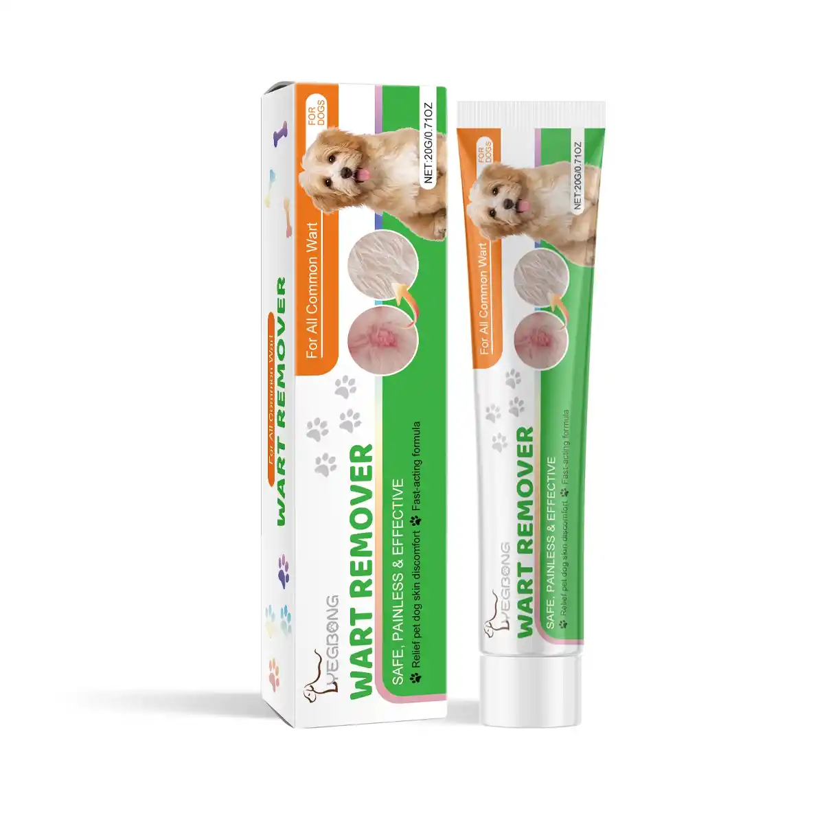 20g canine slow-release skin cream patch