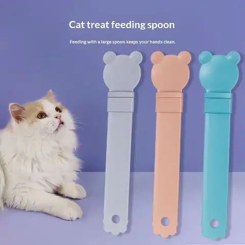 Bear Head Cat Paste Squeezer Stick