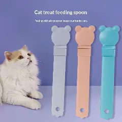 Plastic cat paste squeezer with bear head design