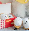 Plush Bean Skin Sushi Sound Toy with Hidden Snack Design