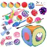 Cat Channel Interactive Plastic Toy Set