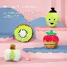 Plush Fruit-Shaped Dog Toy