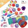 Cat Channel Interactive Plastic Toy Set