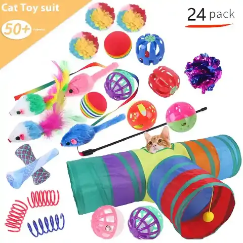 Cat Channel Interactive Plastic Toy Set